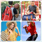 CraftyDream 558 Pcs Sports Keychain Making Kit Sports Charms DIY Key Chain - Image 4