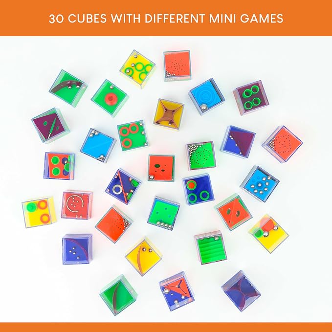 BONNYCO Brain Teaser Puzzles Cubes Kids Party Favors Pack 30. Pinata Goodie - Image 5