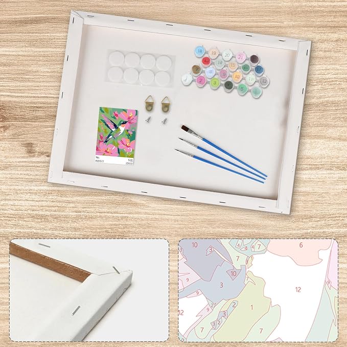 Lxmsja Hummingbird Paint by Numbers Kit - Image 5