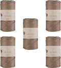 5 Skeins of Sensy Premium 2mm 251 Yards Sparkle Polyester Rope 90% by SSENSY