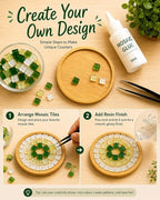 Bamboo Coasters for Crafts, DIY resin projects, classroom crafts, handmade - Image 2