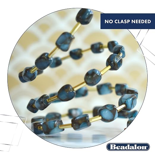 Beadalon Carbon Steel Memory Wire, X-Large Bracelet, 1 oz, Approx. 62 coils - Image 7
