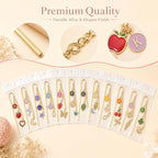 YOJO 313 Pcs Metal Bookmarks Making Kit, 12 Set DIY Bookmark Blanks Craft - Image 4