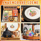 36PCS Wooden Pumpkins Ornaments to Paint Halloween Thanksgiving Decoration - Image 5