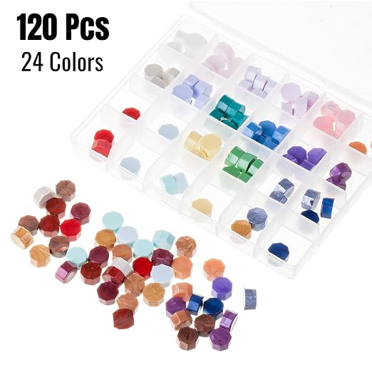 Mr. Pen- Sealing Wax Beads, 24 Colors, Wax Seal Stamp Beads, Seal Wax | Wax - Image 2