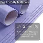 Jtnohx Self Adhesive Felt Sheets, 12 Pieces Felt Fabric - Image 5