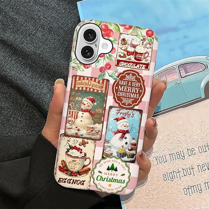 Case for iPhone 16, Scratch Resistant Hybrid Double Layer Hard Shell，Vintage - Image 6