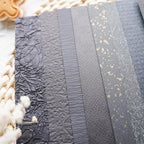 15Pcs Handmade Scrapbook Art Paper Craft Textured Paper Colorful A5 sheet Mesh - Image 8