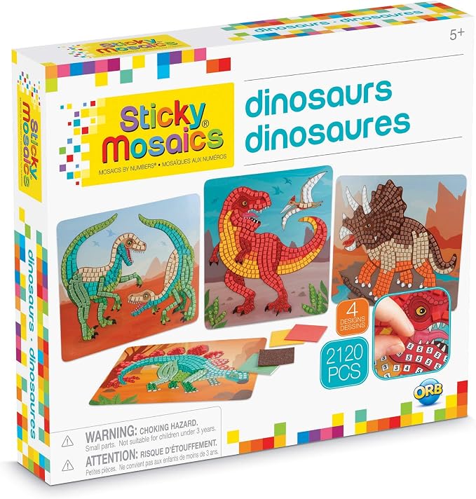 ORB Sticky Mosaics Dinosaurs by ORB%E2%84%A2