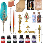 Aifeiter Quill Pen Feather Calligraphy Pen and Ink Set, Wax Seal Stamp Set - Image 7