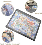 1000 Pieces Puzzle Board, 31.5x23.6 Felt Puzzle Storage Mat | Features a - Image 3
