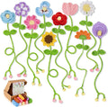 Joyclub Crochet Kit for Beginners 10 Flower Bookmarks Crochet Starter Kits by Joyclub