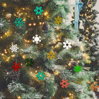 200 Pcs Unfinished Wooden Snowflake Ornament DIY Wood Snowflakes Cutouts Blank - Image 5