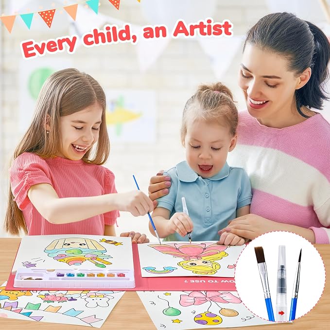 JoyCat Paint with Water Coloring Books - Image 6