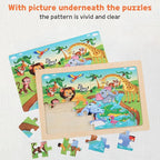 Puzzles for Kids Ages 4-6, 4 Packs 24 Piece Wooden Jigsaw Puzzle for Toddlers - Image 4