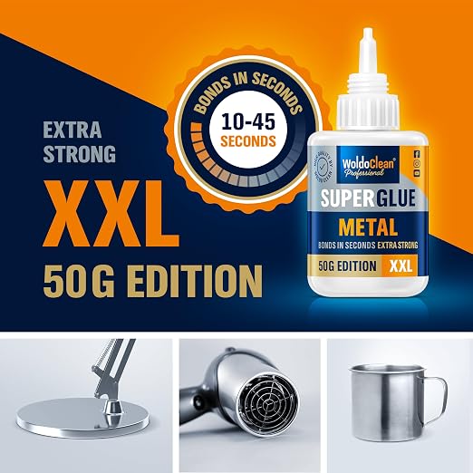 WoldoClean Metal Super Glue 50g Extra Strong Adhesive | Heavy Duty Waterproof - Image 4
