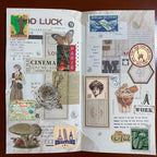 PRSTINCOL 100 Pcs Vintage Stamp Stickers - Image 2