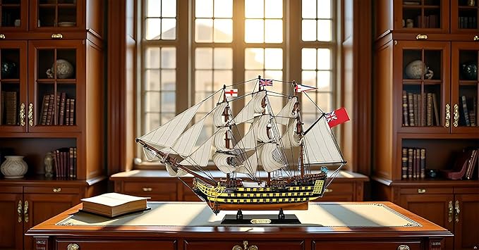 SAILINGSTORY Wooden Model Ship HMS Victory 1/110 Scale Replica | Handcraft - Image 5