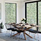 DKTIE Retro Leaves Pattern Two-Way Window Film Privacy Day and Night Window - Image 4