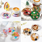 HeyClear Silicone Molds for Resin Coasters, 6-Cavity Round Epoxy Resin Molds - Image 2
