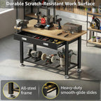 39" Heavy Duty Work Bench With Drawer and Storage - Image 4