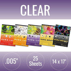 Grafix Dura-Lar 0.005" Film, Ultra Clear Glossy 14"x17" Sheet, Mylar/Acetate - Image 2