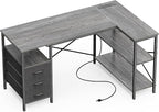 Huuger L Shaped Office Desk by Huuger