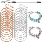 ZYEHXED 20PCS Snake Chain Charm Bracelet by BRACELETMAKINGKIT