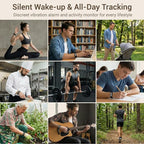Vibrating Alarm Clock Watches Vibrating Alarm Wristband 40-Day Battery Life - Image 8