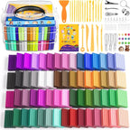 ARTpar Polymer Clay kit, 62 Color Modeling Clay by ARTPARWelcomesYou
