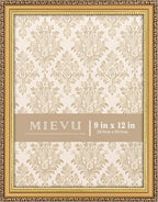 9×12 Picture Frame Gold by MIEVU
