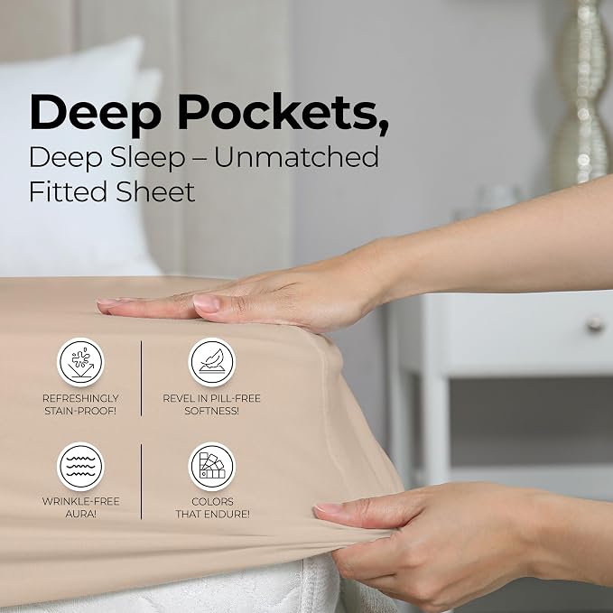 Utopia Bedding Full Fitted Sheet - Image 4