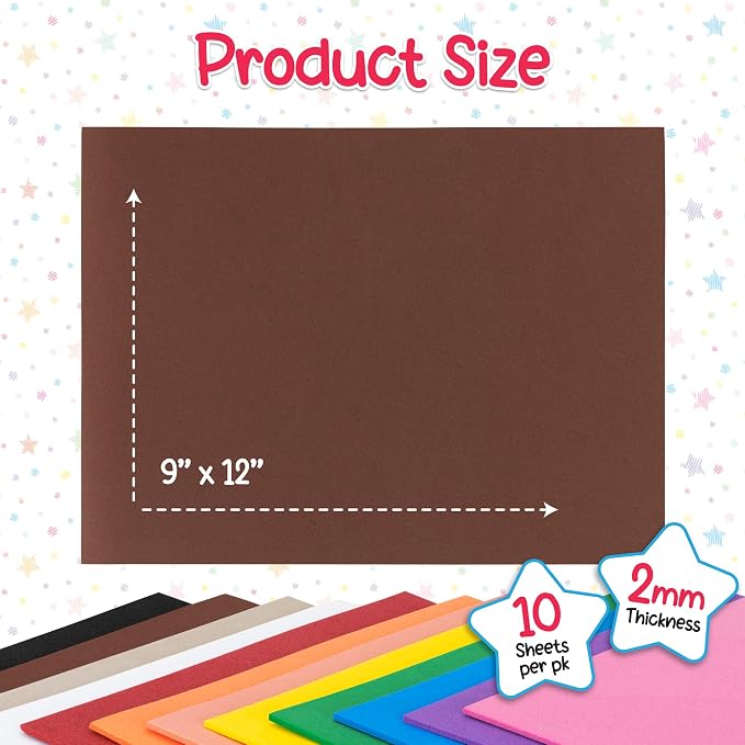 Hygloss Craft Foam Sheets - Image 3