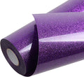 TORC Purple Glitter HTV Heat Transfer Vinyl Roll 12 inch x 20 ft Sparkly Iron by TORC