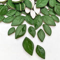 500g/1.1lb Leaf-Shaped Ceramic Mosaic Tiles, Ceramic Mosaic Pieces by Unknown
