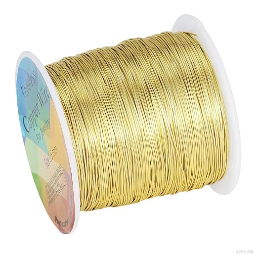 203 Feet Tarnish Resistant Copper Wires 24 Gauge/0.5mm Jewelry Craft Wires - Image 3