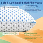Memory Foam Pillow – Adjustable Loft Cooling Pillow King Size 1 Pack - Image 3