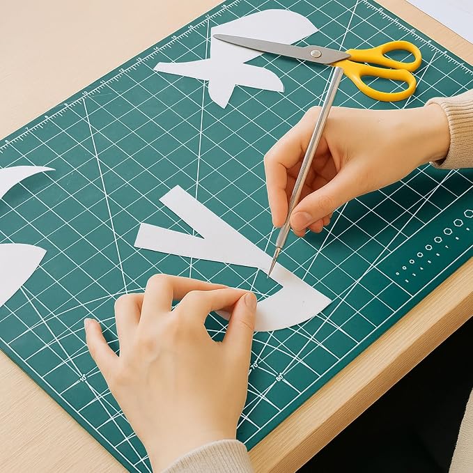 35" x 23" Self Healing PVC Cutting Mat, A1-Black or Gray | Large, Double Sided - Image 5