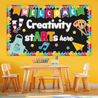 Art Paint Bulletin Board for Classroom Decorations Creativity Starts Here - Image 6