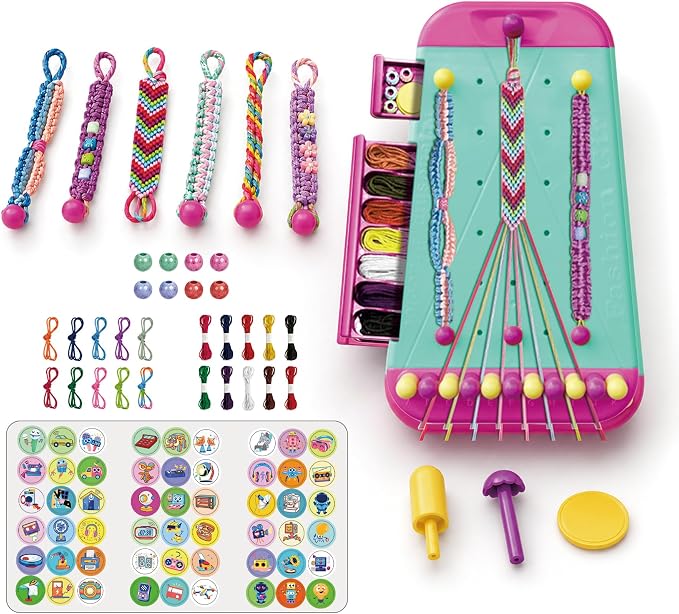 Arts and Crafts for Kids Age 8-12 Friendship Bracelet Making Kit for Girls by Yionkin