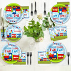100 PCS Chugga Chugga Two Two Party Supplies Set Train Plates and Napkins 2nd - Image 7
