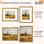 upsimples Vintage 16x20 Frames, Antique Gold Frames Display 11x14 - Image 2