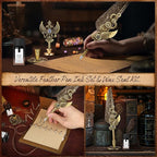 Quill Pen and Ink Set, Calligraphy Pen Set - Image 6