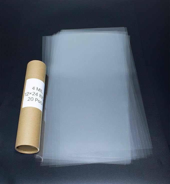 20PCS 4 Mil 12 X 24 Inch Clear Plastic Sheets, Blank Mylar Stencil Sheets - Image 7