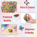 QUEFE 5200pcs Fuse Beads Kit for Boys and Girls, 24 Colors 5mm Melting Beads - Image 4