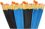 40 Pcs Paint Brushes, Acrylic Painting Brush Set, Watercolor Brushes, Acrylic by Phinus