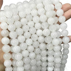 Zenkeeper 108 Pcs White Jade Beads by Zenkeeper