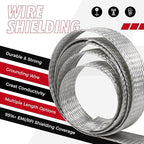 5/16" Wide Tinned Copper Braided Metal Wire Shielding Sleeve Ground Strap - Image 4