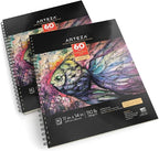 ARTEZA Mixed Media Sketchbook, 11x14 Inches – 2-Pack, 60 Spiral-Bound Sheets - Image 5