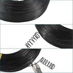 Fashewelry 984 Feet 0.8mm Black Aluminum Wire Bendable Metal Craft Wire String - Image 4